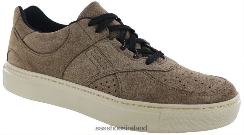 Men SAS High Street Lace Up Sneaker Versatile X88N24531 Almond