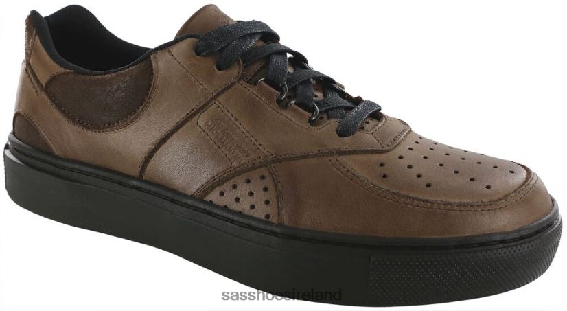 Men SAS High Street Lace Up Sneaker Versatile X88N24532 Mahogany