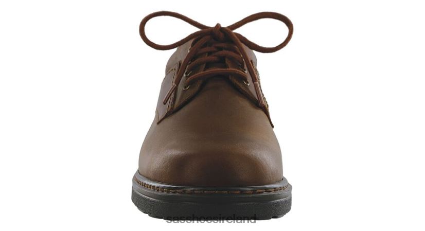 Men SAS Aden Lace Up Oxford Inspired X88N24542 Brown