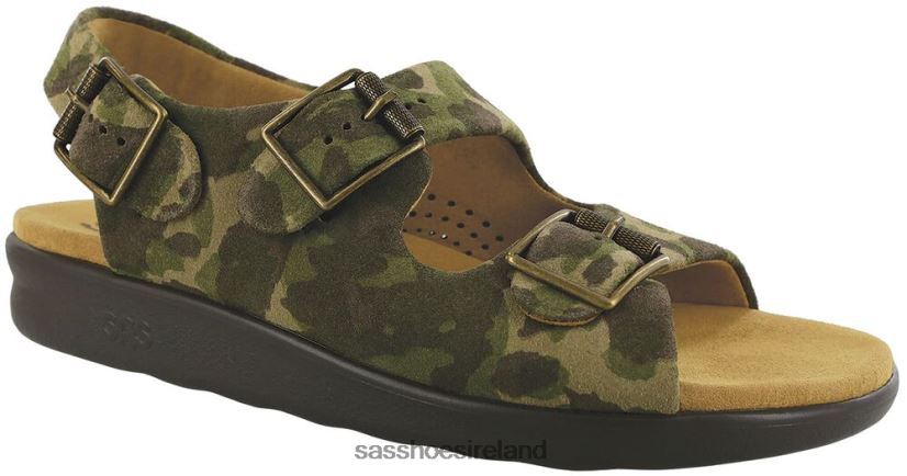 Men SAS Bravo Heel Strap Sandal Versatile X88N24537 Camo