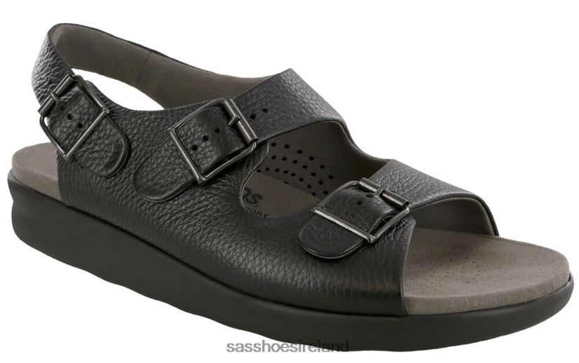 Men SAS Bravo Heel Strap Sandal Versatile X88N24539 Black