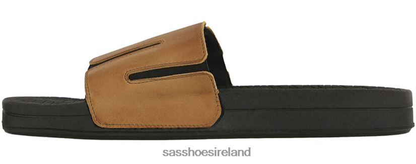 Men SAS Edge Slide Sandal Versatile X88N24525 Hazel