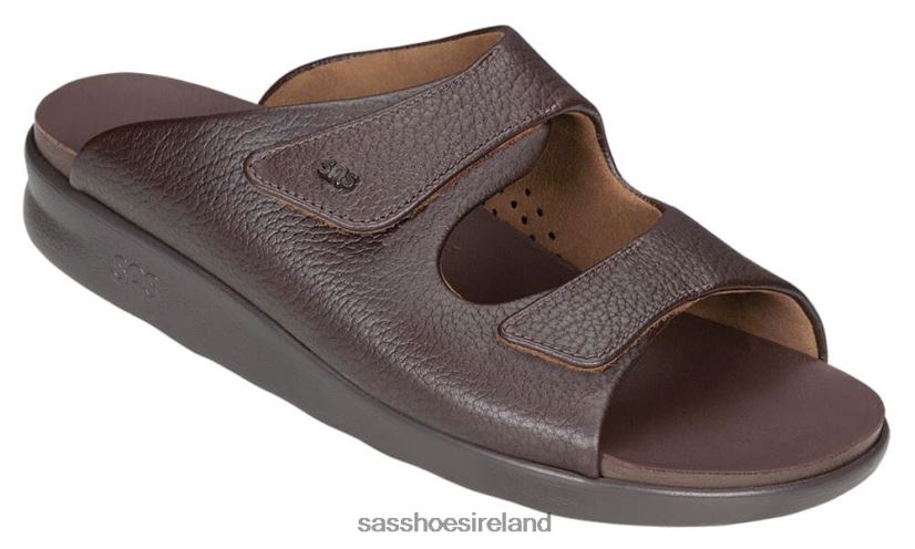 Men SAS Encore Slide Sandal Versatile X88N24519 Brown