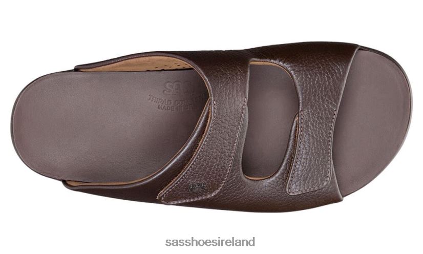 Men SAS Encore Slide Sandal Versatile X88N24519 Brown