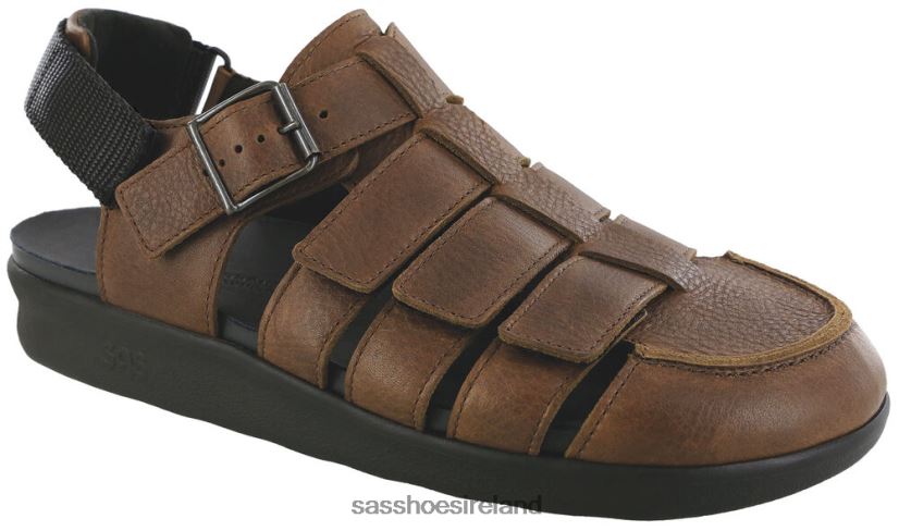 Men SAS Endeavor Fisherman Sandal Versatile X88N24520 Brown