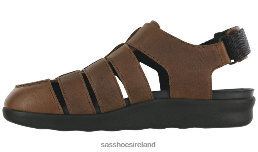 Men SAS Endeavor Fisherman Sandal Versatile X88N24520 Brown