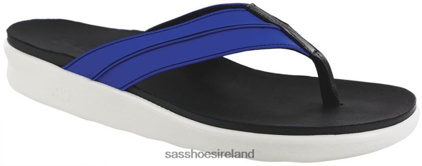 Men SAS Escape Thong Sandal Versatile X88N24523 Cobalt