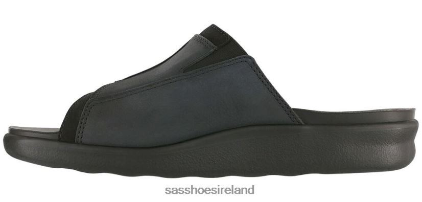 Men SAS Voyage Slide Sandal Versatile X88N24518 Nero