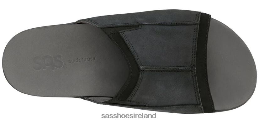 Men SAS Voyage Slide Sandal Versatile X88N24518 Nero