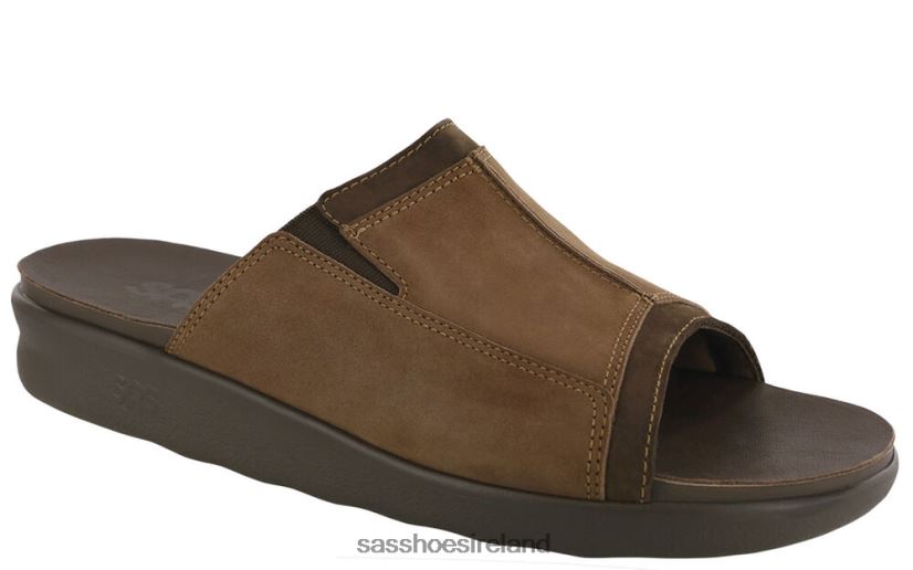 Men SAS Voyage Slide Sandal Versatile X88N24540 Brown