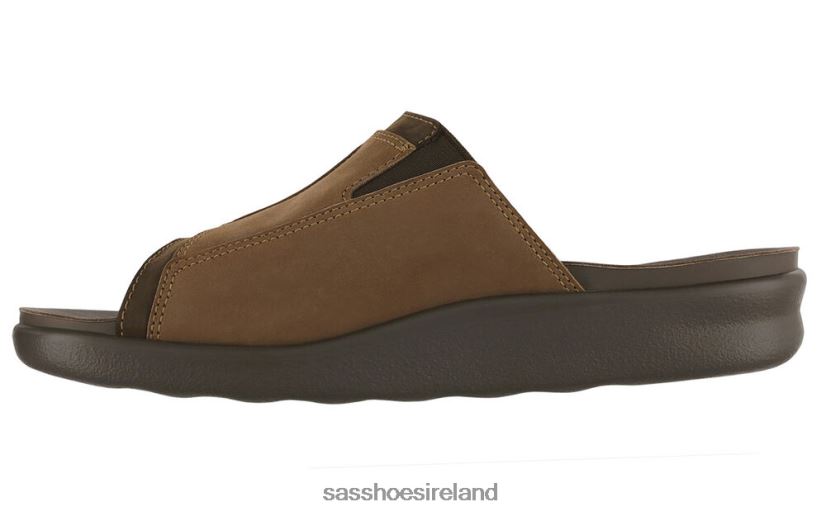 Men SAS Voyage Slide Sandal Versatile X88N24540 Brown