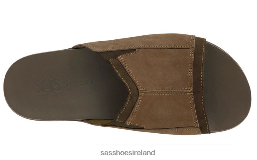 Men SAS Voyage Slide Sandal Versatile X88N24540 Brown