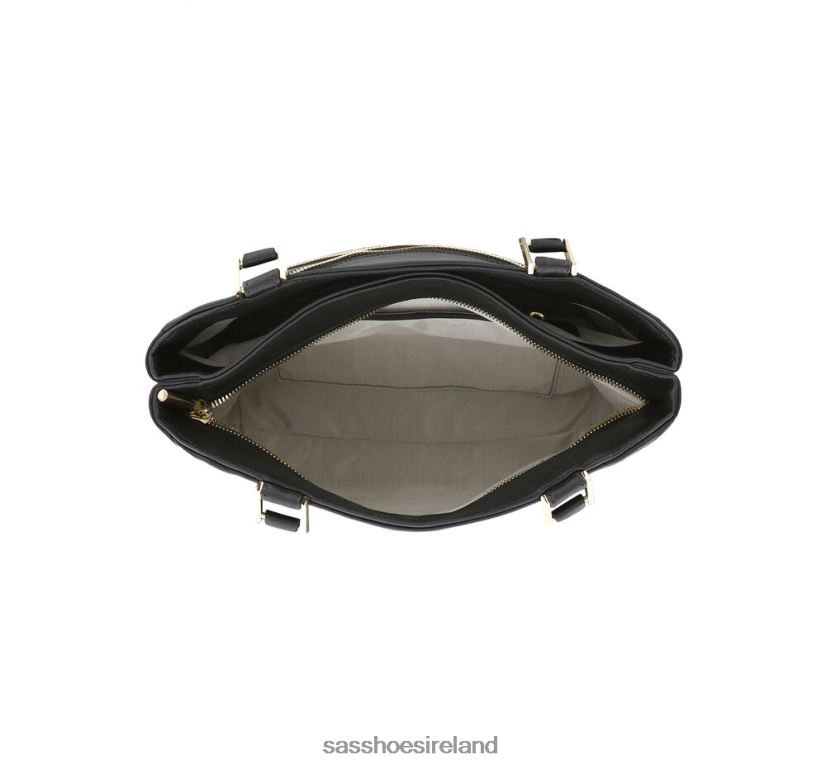 Unisex SAS Diane Shoulder Handbag Inspired X88N24586 Black/Gold