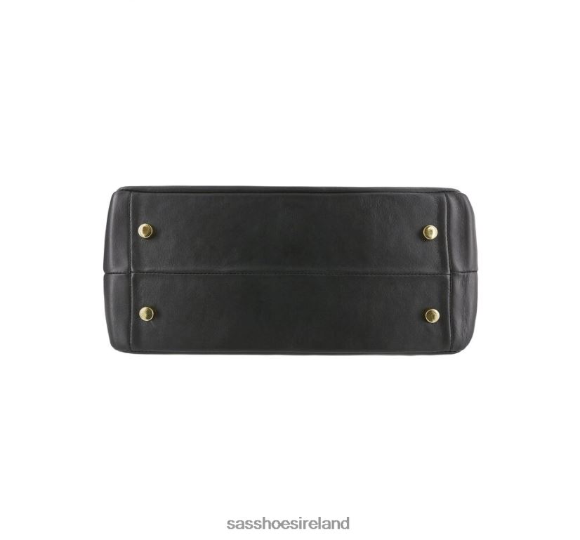 Unisex SAS Diane Shoulder Handbag Inspired X88N24586 Black/Gold