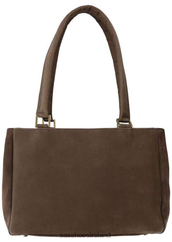 Unisex SAS Diane Shoulder Handbag Inspired X88N24589 Teddy/Darkwood