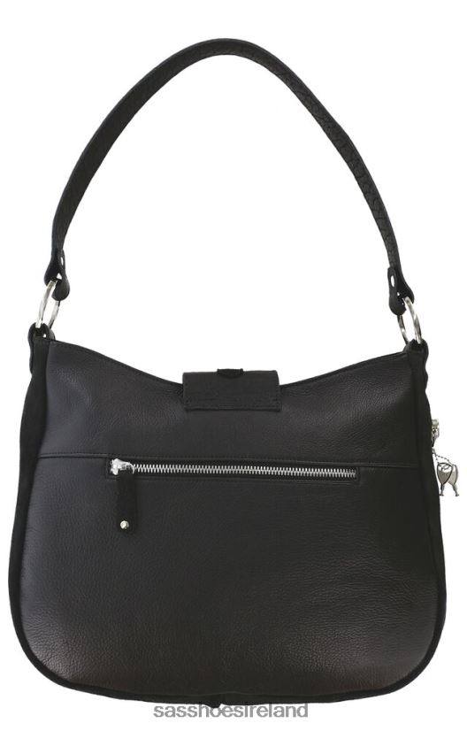Unisex SAS Marissa Shoulder Handbag Inspired X88N24580 Nero/Bison