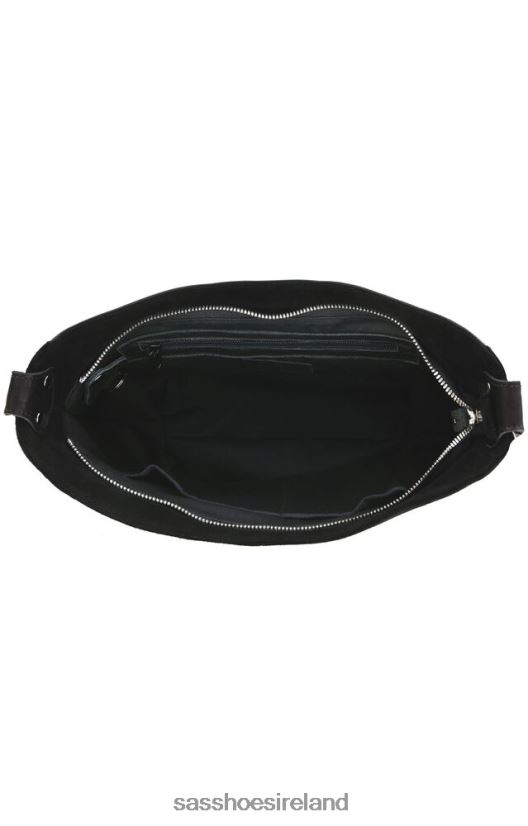 Unisex SAS Marissa Shoulder Handbag Inspired X88N24580 Nero/Bison