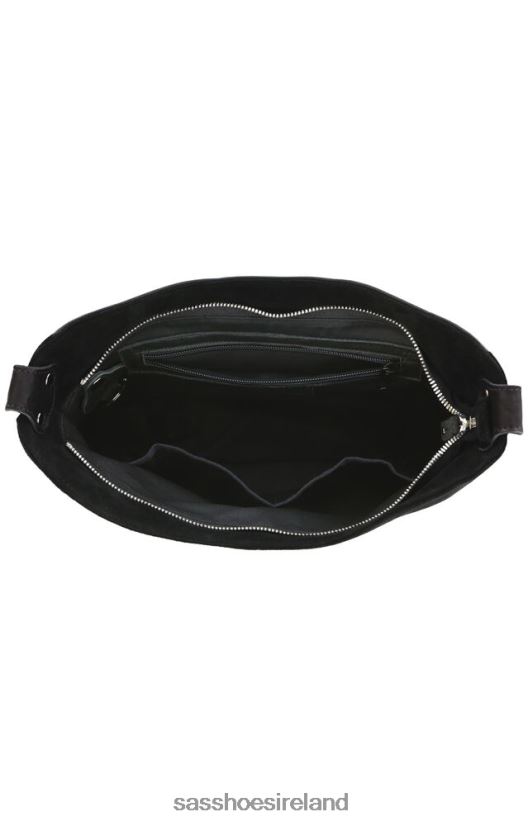 Unisex SAS Marissa Shoulder Handbag Inspired X88N24580 Nero/Bison