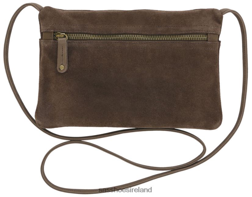 Unisex SAS Perla Crossbody Handbag Inspired X88N24554 Teddy/Darkwood