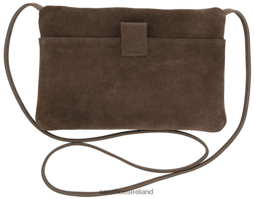 Unisex SAS Perla Crossbody Handbag Inspired X88N24554 Teddy/Darkwood