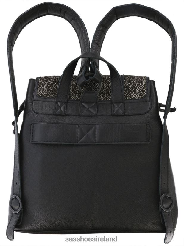 Unisex SAS Seight Backpack Handbag Inspired X88N24550 Black Chital