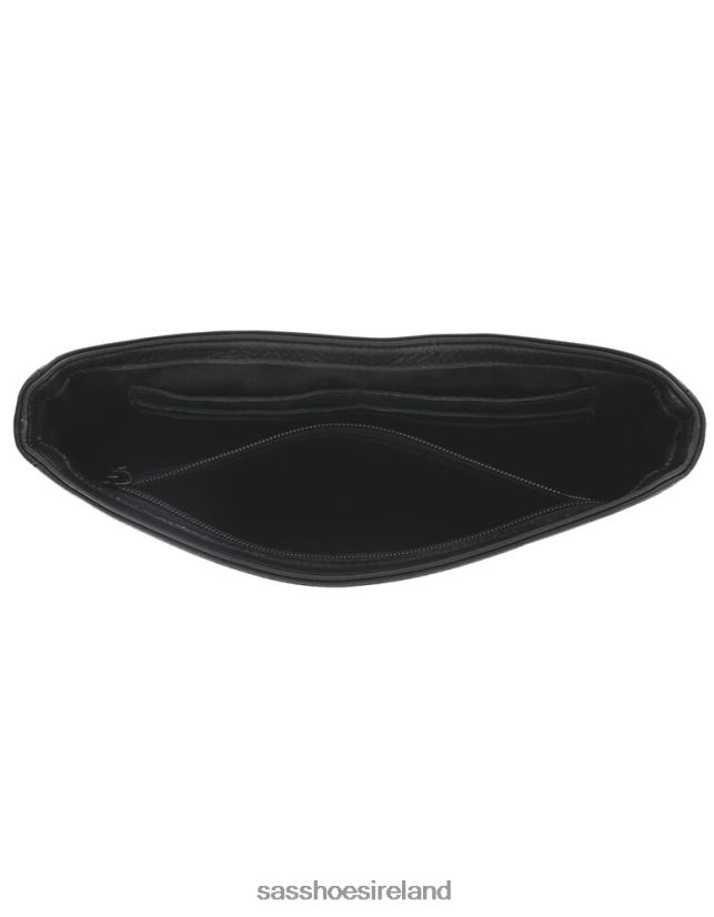 Unisex SAS Seight Clutch Handbag Inspired X88N24549 Black Chital