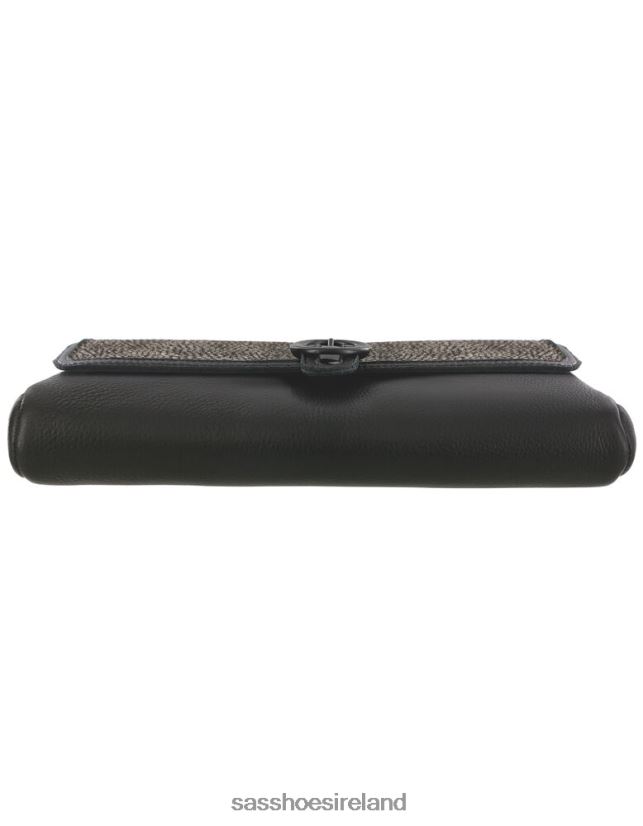 Unisex SAS Seight Clutch Handbag Inspired X88N24549 Black Chital