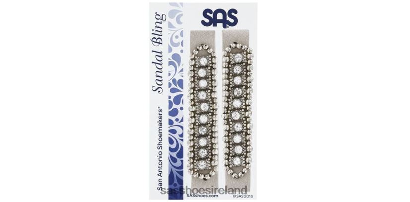 Women SAS Bling - Mira Inspired X88N24448 Web Linen/Platinum