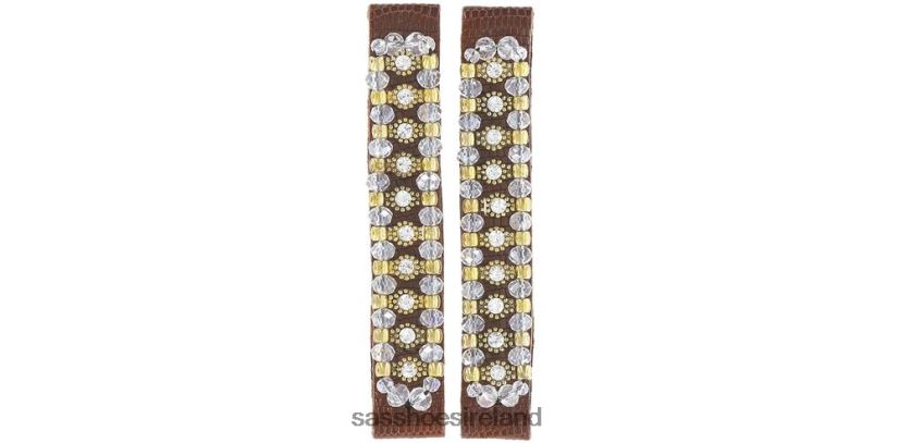 Women SAS Bling - Mira Inspired X88N24449 Woven Brandy/Yellow
