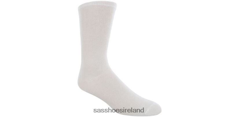 Women SAS Comfort Band Socks Cozy X88N24466 White
