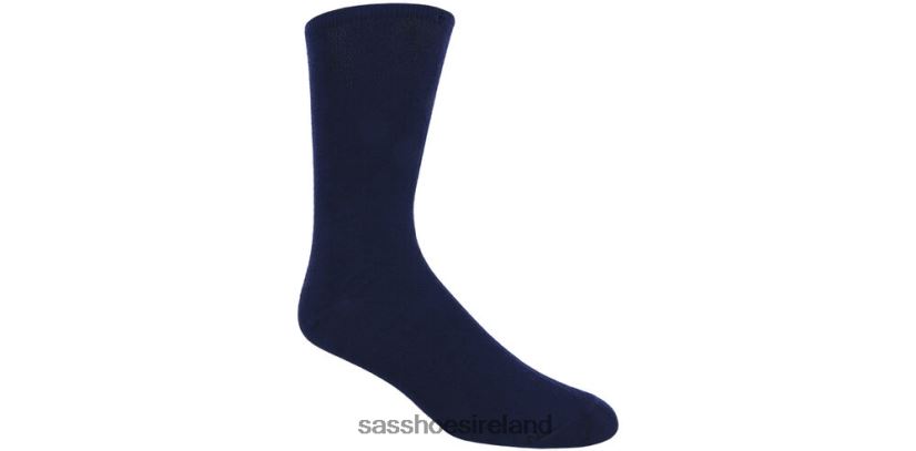 Women SAS Comfort Band Socks Cozy X88N24478 Navy