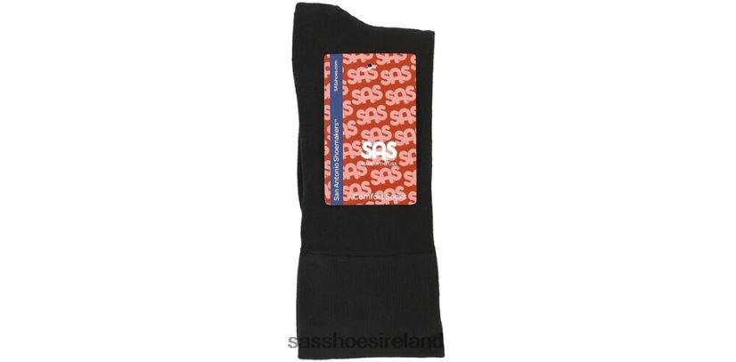 Women SAS Comfort Band Socks Cozy X88N24481 Black