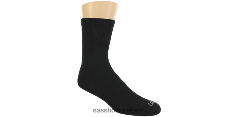 Women SAS Crew Walker Socks Cozy X88N24469 Black
