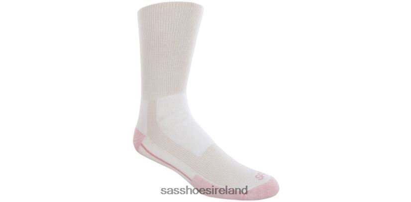 Women SAS Crew Walker Socks Cozy X88N24501 White