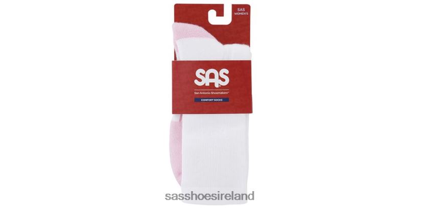 Women SAS Crew Walker Socks Cozy X88N24501 White