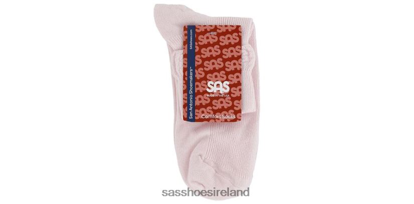 Women SAS Ruffled Diamond Socks Cozy X88N24486 Pink