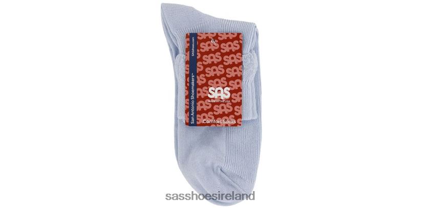 Women SAS Ruffled Diamond Socks Cozy X88N24487 Blue