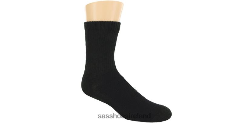 Women SAS Thorlo Crew Socks Cozy X88N24459 Black