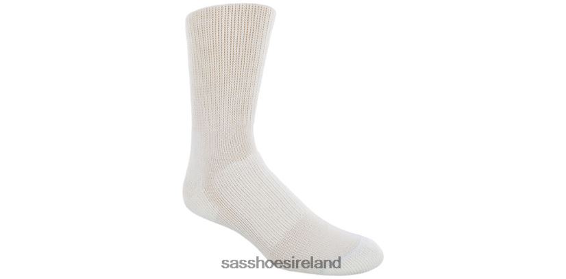 Women SAS Thorlo Crew Socks Cozy X88N24491 White