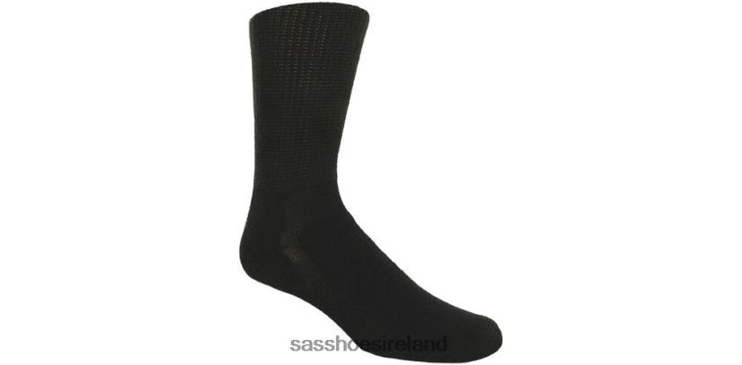 Women SAS Thorlo Crew Socks Cozy X88N24492 Black