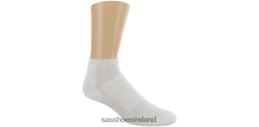 Women SAS Thorlo Walking Micro Mini Socks Cozy X88N24505 White