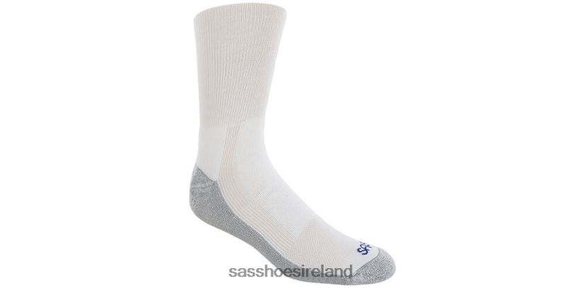 Women SAS Unisex Crew Socks Cozy X88N24504 White