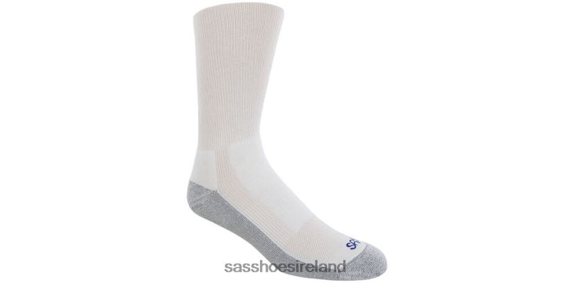Women SAS Unisex Crew Socks Cozy X88N24507 White