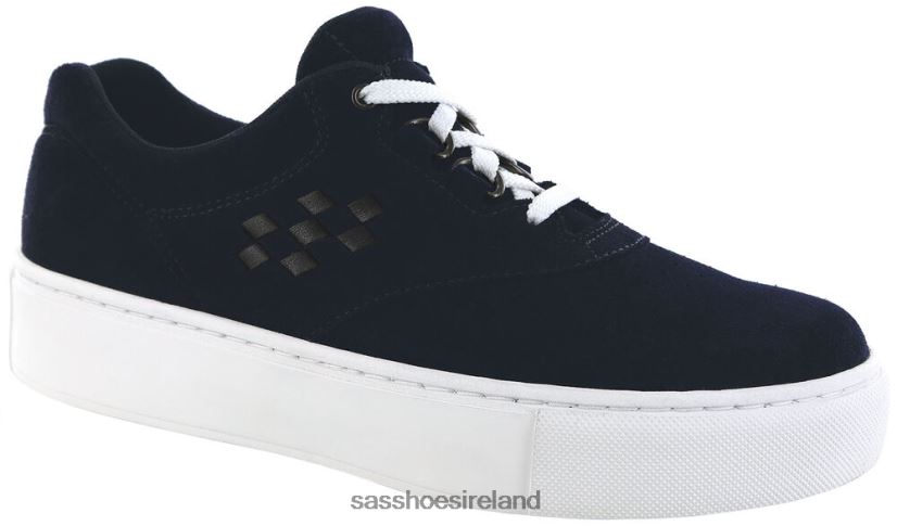 Women SAS Free Rein Lace Up Sneaker Energetic X88N2412 Blue Moon/Black