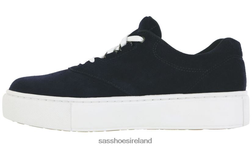 Women SAS Free Rein Lace Up Sneaker Energetic X88N2412 Blue Moon/Black