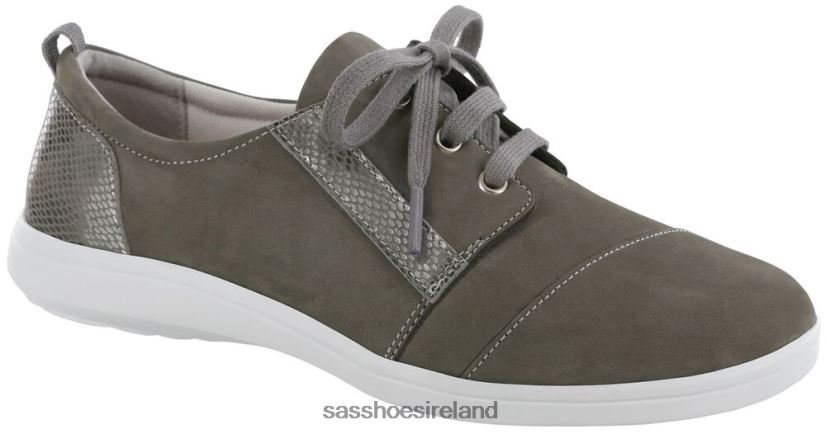 Women SAS Marnie Lace Up Sneaker Energetic X88N24285 Gris/Snake