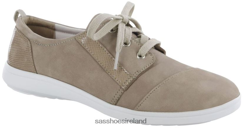 Women SAS Marnie Lace Up Sneaker Energetic X88N24286 Taupe/Snake