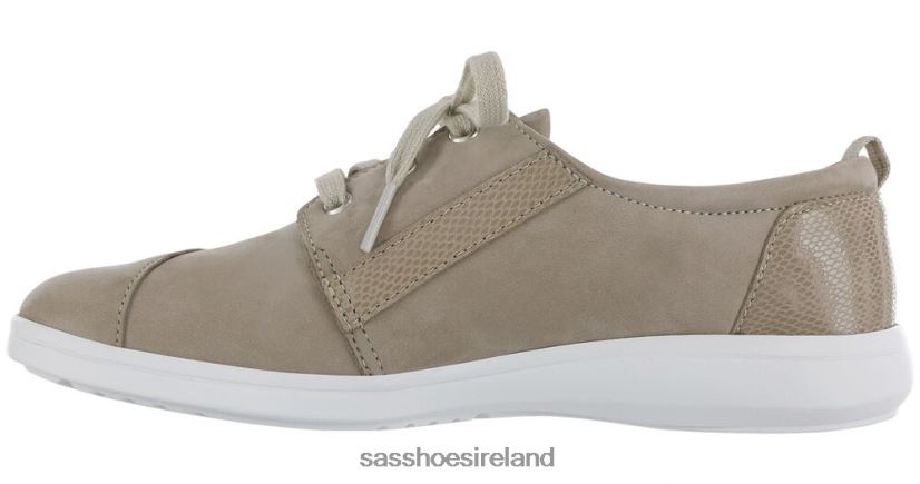 Women SAS Marnie Lace Up Sneaker Energetic X88N24286 Taupe/Snake