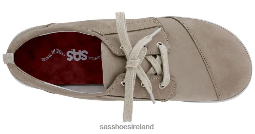 Women SAS Marnie Lace Up Sneaker Energetic X88N24286 Taupe/Snake