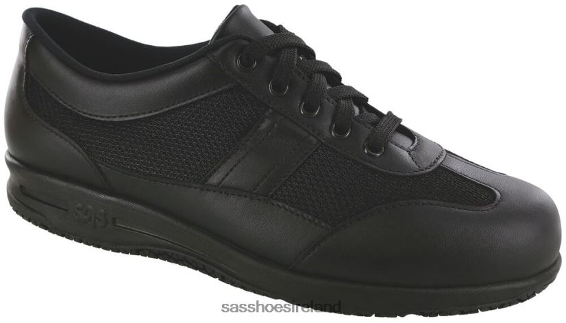 Women SAS Reverie Non Slip Lace Up Shoe Energetic X88N24332 Black